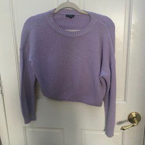 purple sweater